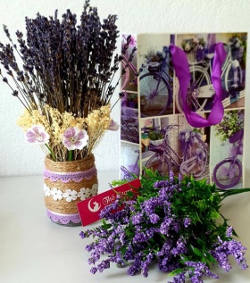 Lọ hoa lavender mẫu 08