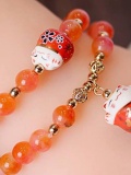 Vòng mèo maneki neko Nhật Bản đôi 0