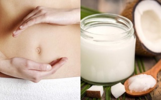 Dầu dừa giúp đẹp hơn và chống rạn da tuyệt vời cho mẹ bầu