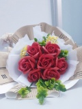 Bó hoa hồng đỏ 7b kèm hoa điểm 4