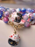 Vòng mèo maneki neko Nhật Bản đôi 4