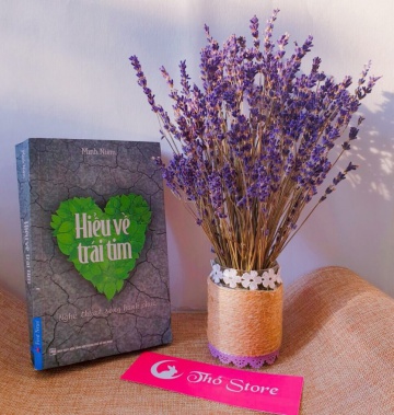 Lọ hoa Lavender để bàn cao cấp