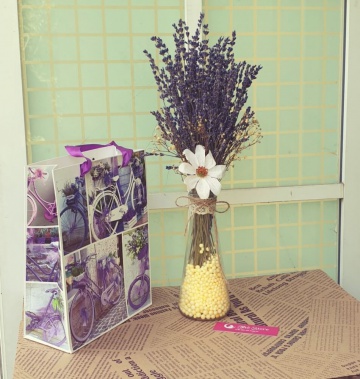 Lọ hoa lavender để bàn mẫu 09