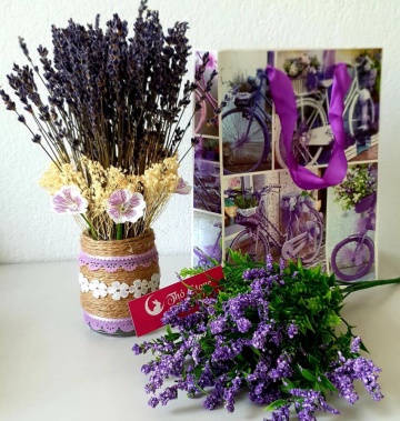 Lọ hoa lavender mẫu 08