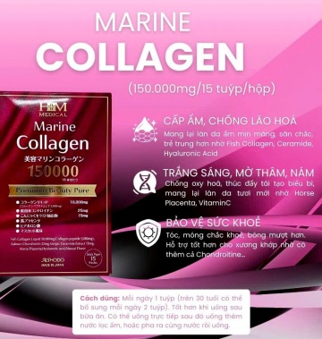 Marine Collagen “Siêu Phẩm” Tái tạo da, trẻ hóa da, chống lão hóa