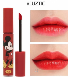 Son môi 3CE-Disney LUZTIC cam san hô ( vỏ đỏ )