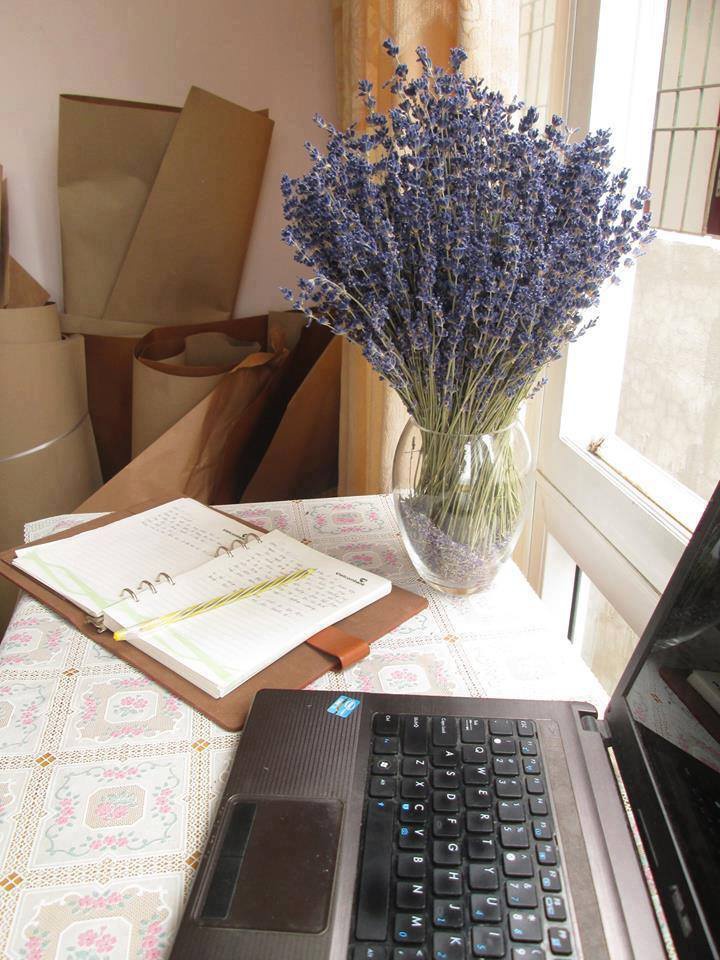 mon qua 20.11 - lo hoa lavender de ban